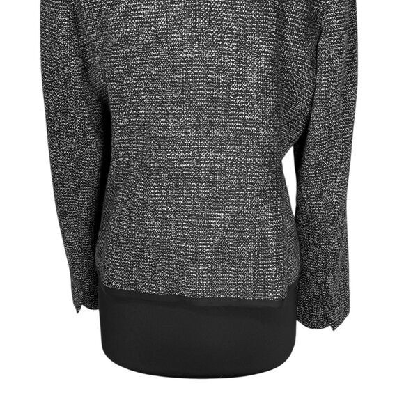 Banana Republic Women's Jacket 14 Gray Wool Blend Double Breasted Work Career - Picture 9 of 11